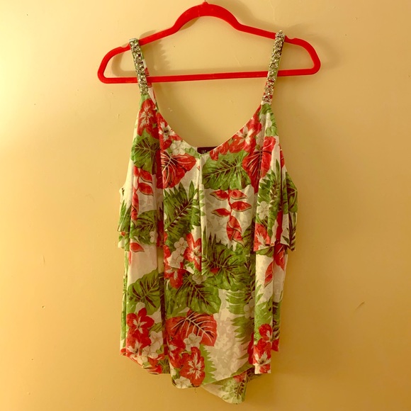 INC International Concepts Tops - Flowy Floral Tank Top